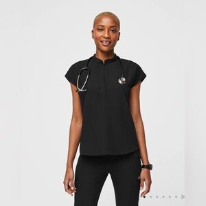Figs Black Women's Top